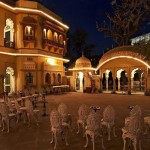 Alsisar Haveli Exterior Night